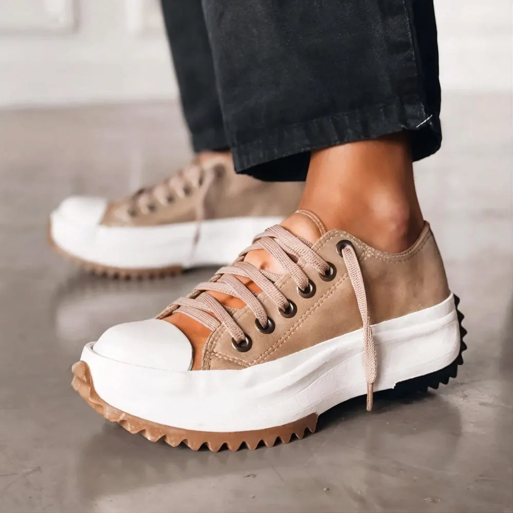 Elevare™ | Leather Platform Sneakers