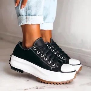 Elevare™ | Leather Platform Sneakers