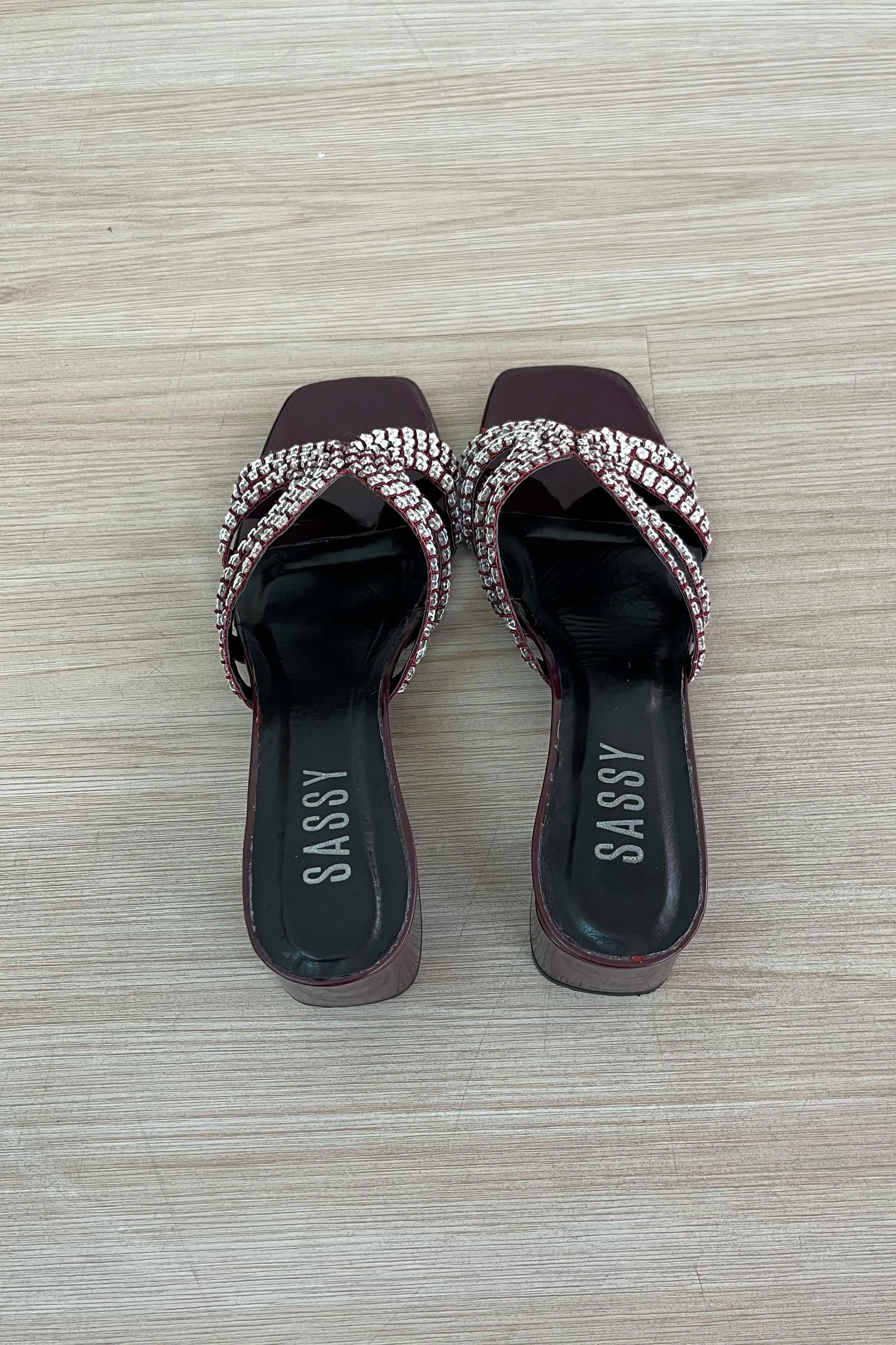 Elora heel Burgundy