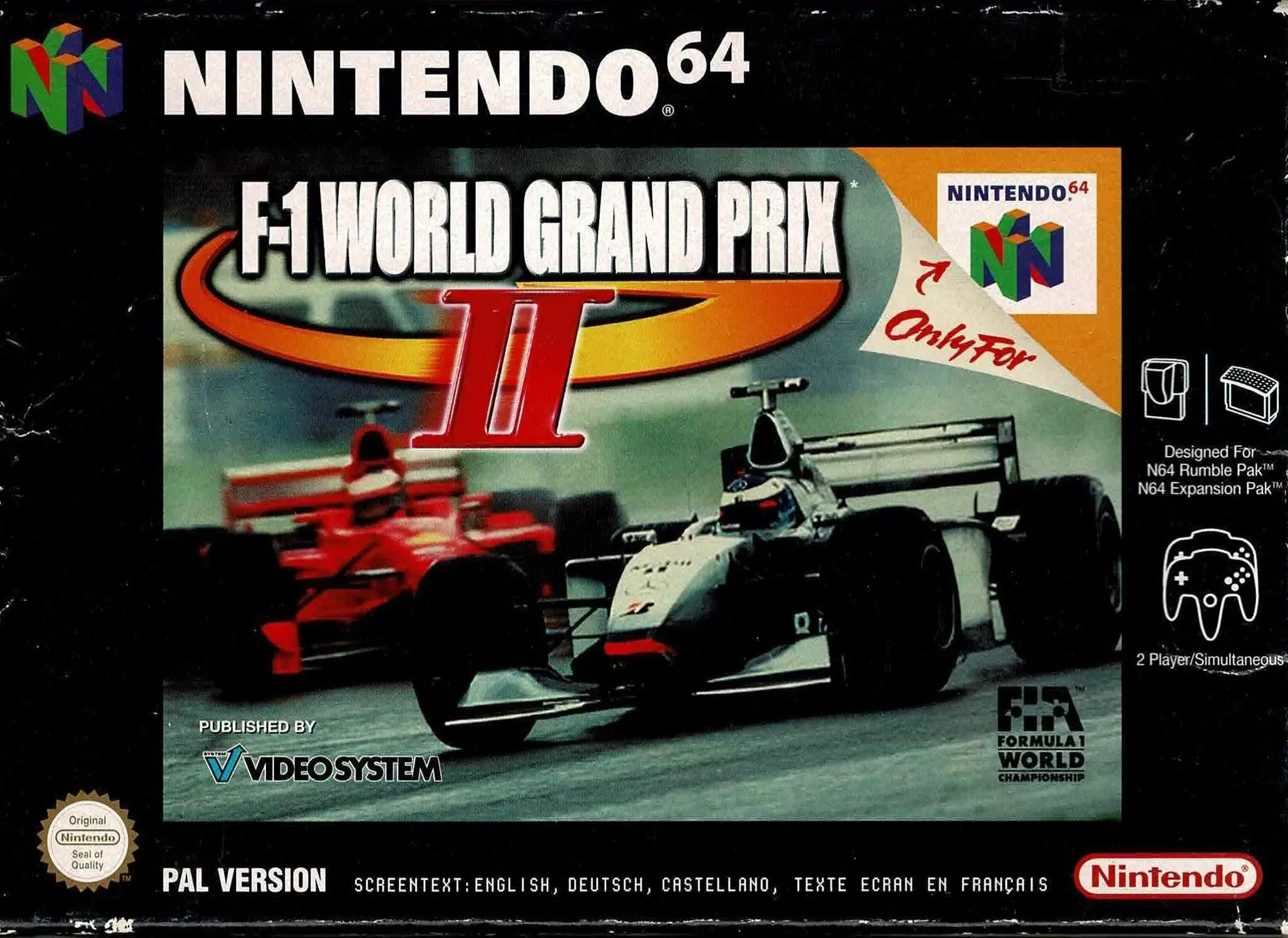 F-1 World Grand Prix II i æske