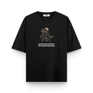 Fearless Oversized T-Shirt – Crocodile Wrestler Edition