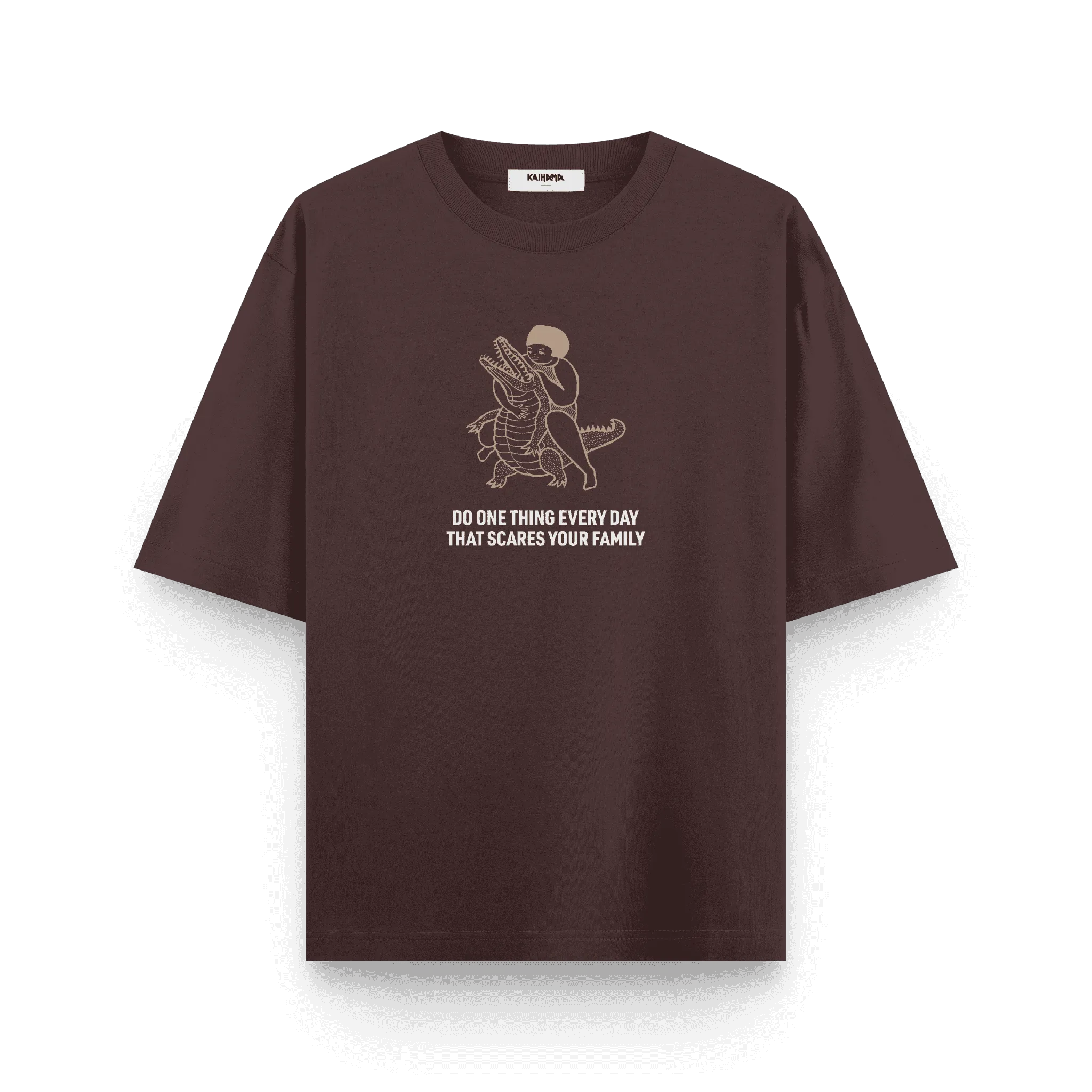 Fearless Oversized T-Shirt – Crocodile Wrestler Edition