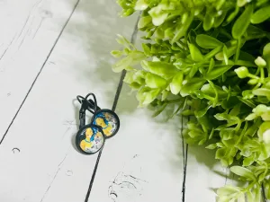Feather Princess Leverback Earrings