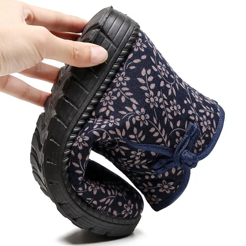 Floral Winter Boots