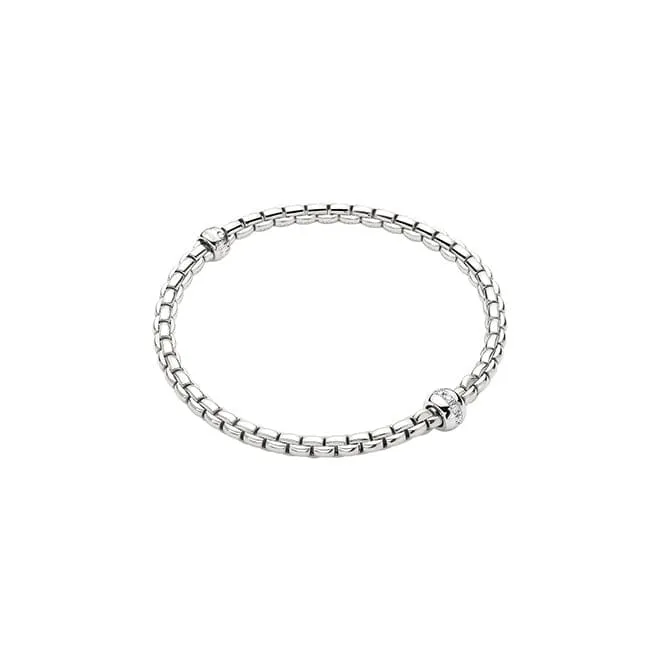 Fope White Gold and Diamond Eka Tiny Bracelet