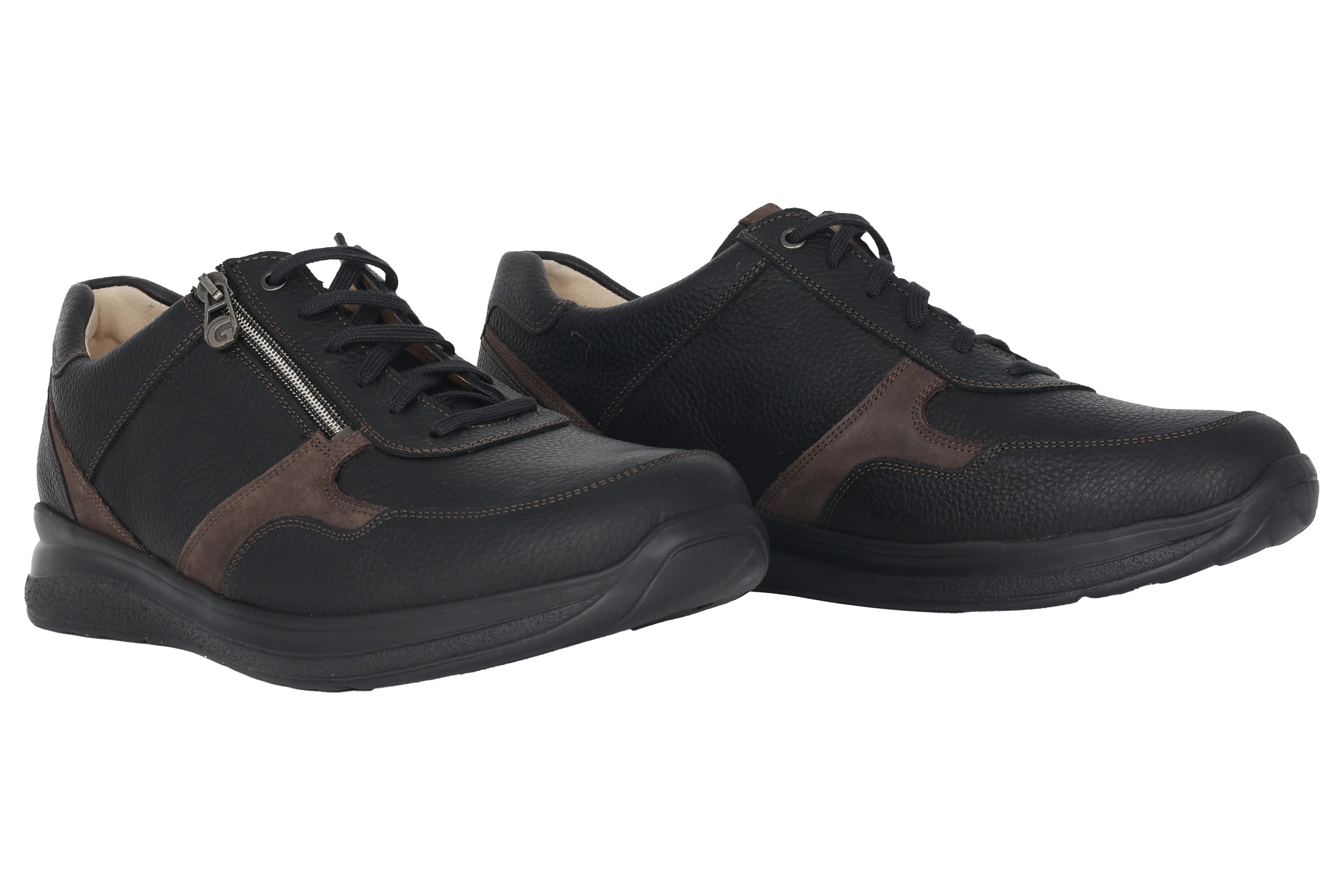 'Harald' men's wide fit (H) sneaker - black