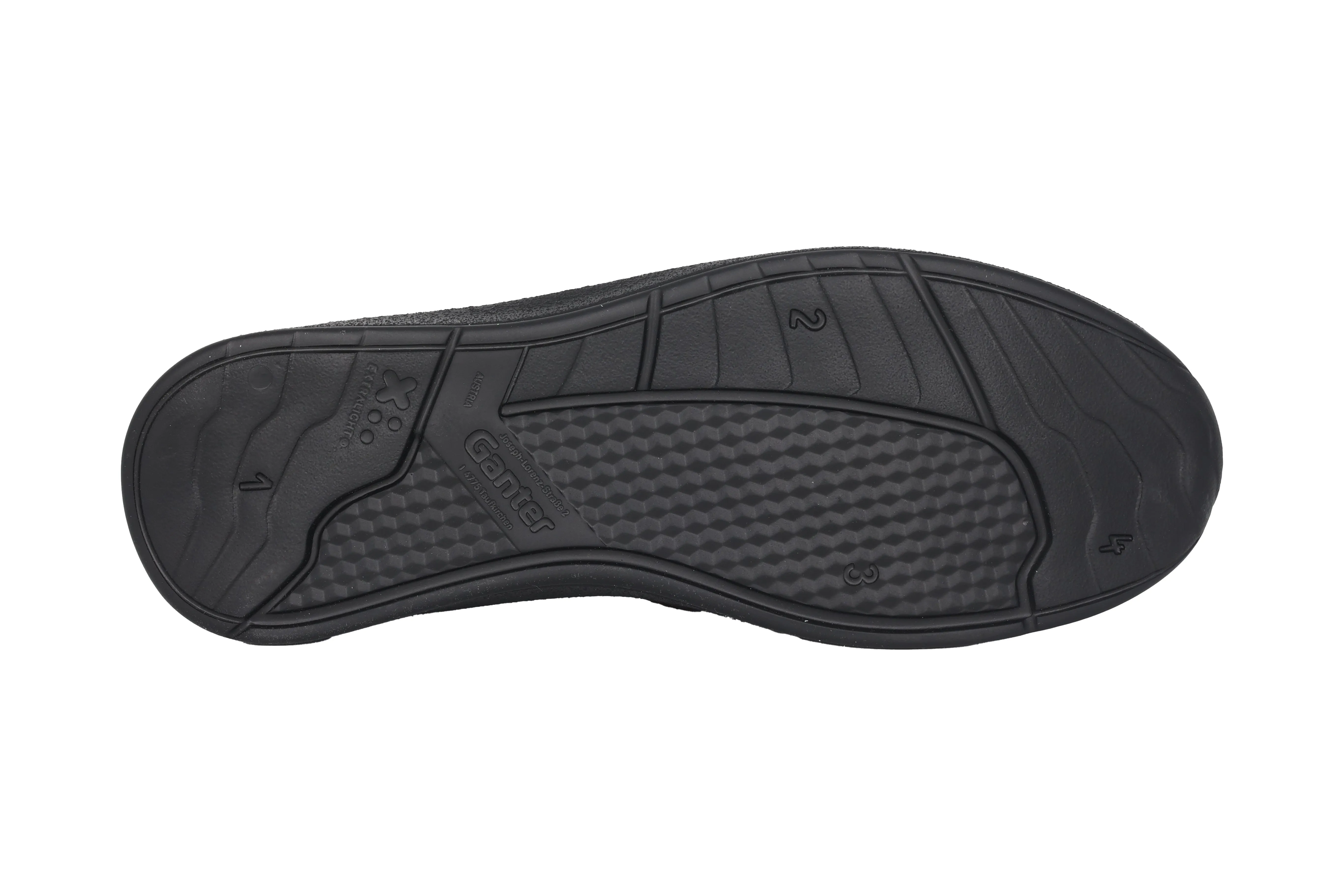 'Harald' men's wide fit (H) sneaker - black