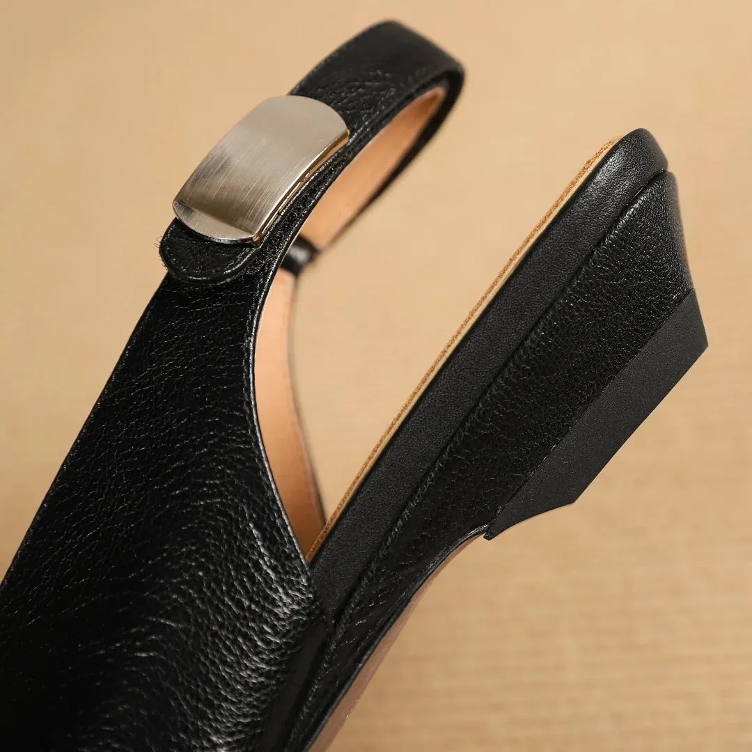 Harley Pointed Toe Slingback Flats