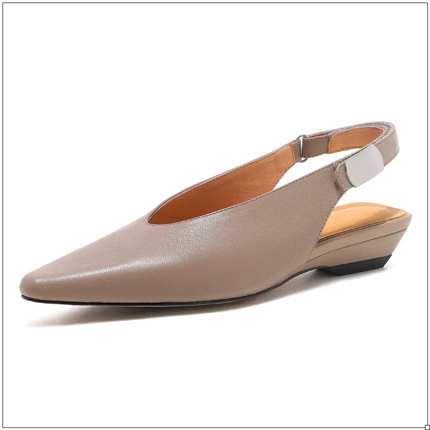 Harley Pointed Toe Slingback Flats