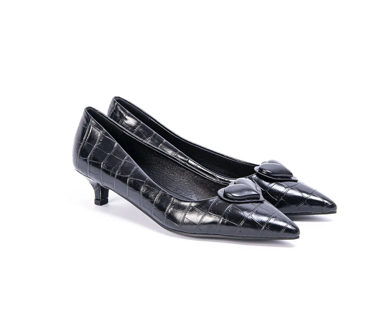 IBI KITTEN HEEL PUMPS