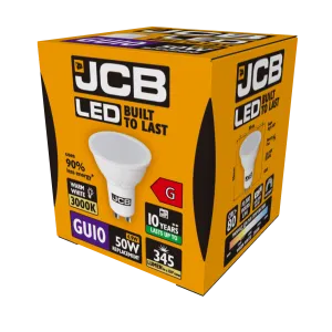 JCB S10963 GU10 Spot LED Bulb 4.9W 345lm Warm White 3000K