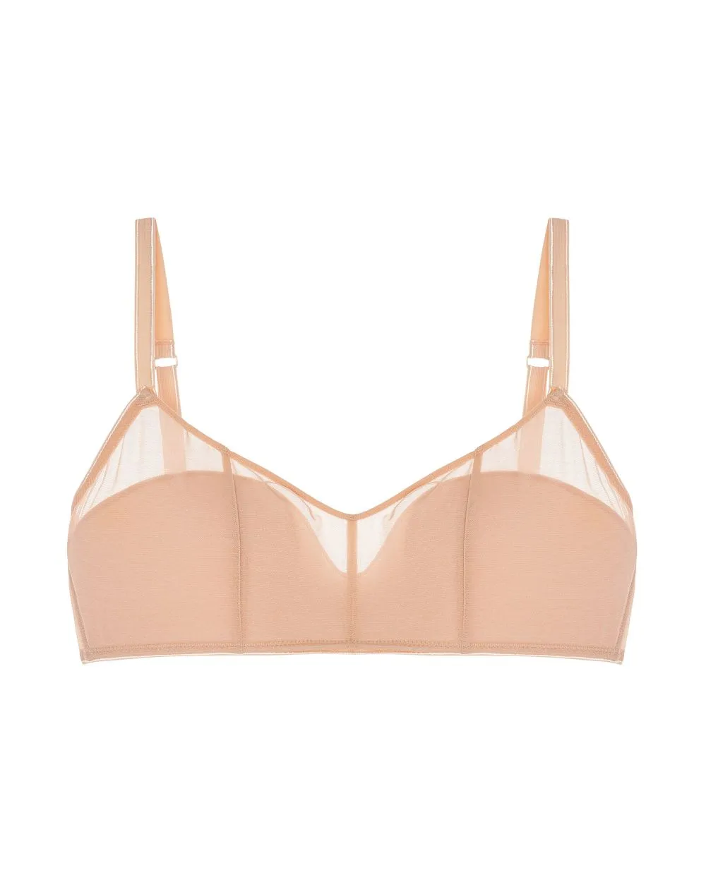 Jet Set Mesh Lightly Lined Bandeau Bra
