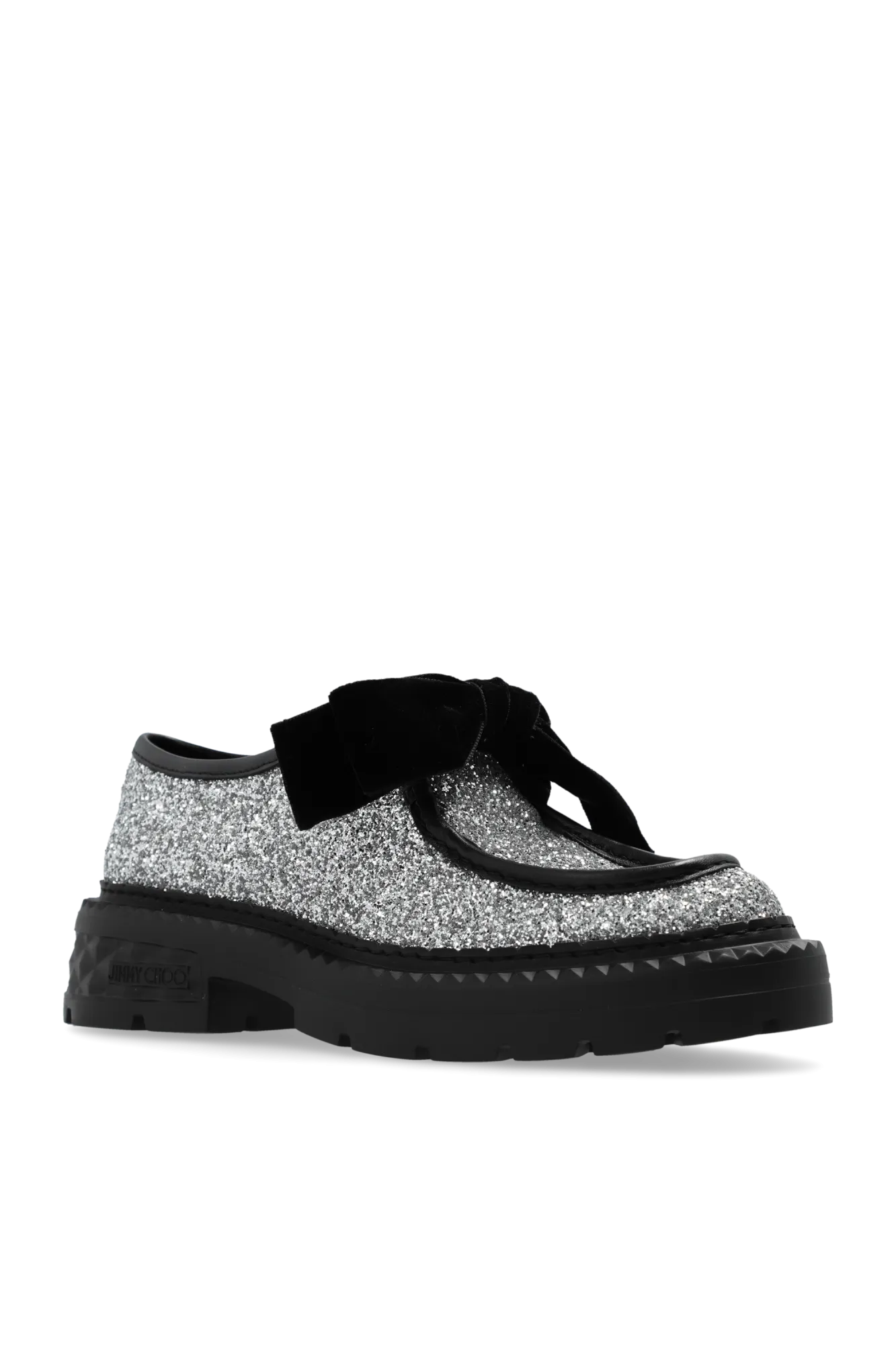Jimmy Choo Marlow loafers in SILVER - 37.5