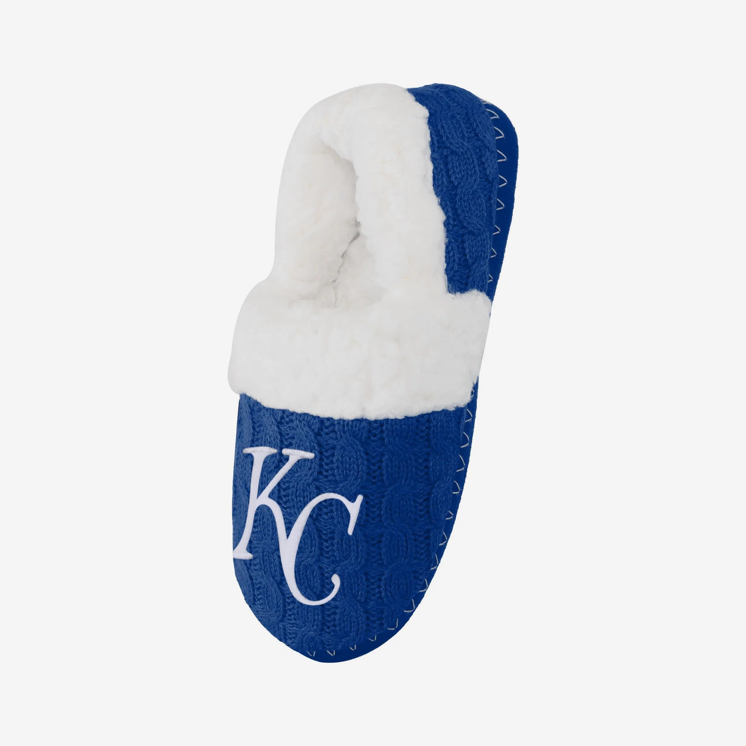 Kansas City Royals Womens Team Color Moccasin Slipper