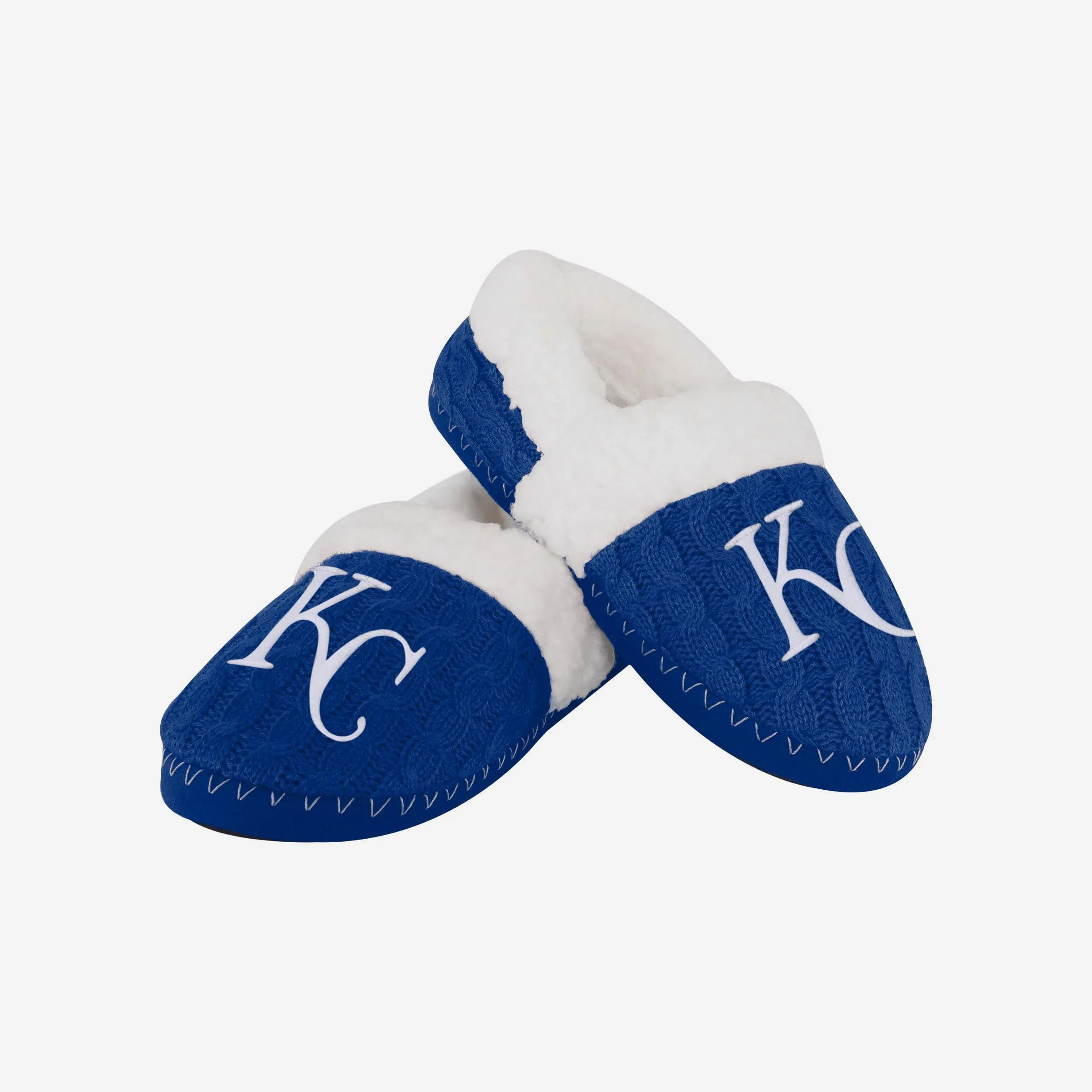 Kansas City Royals Womens Team Color Moccasin Slipper