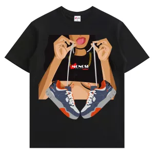 Lady Black Pacific Blue Tee