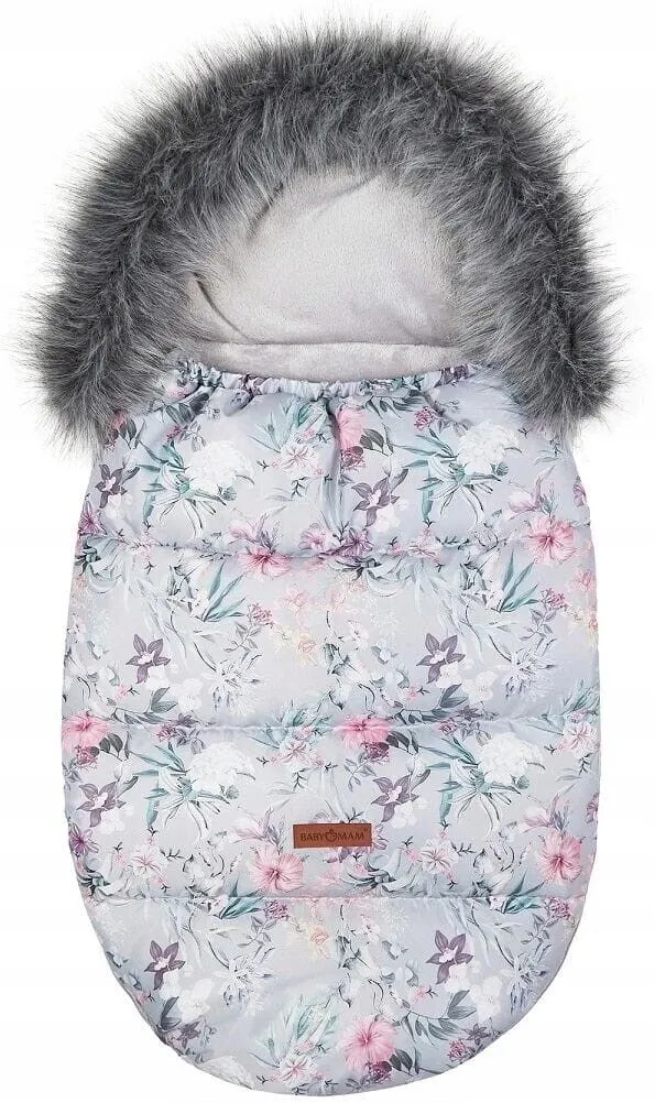 Lavender Garden Baby  Footmuff Collar Stroller Pushchair Sleeping Bag Husky Warm