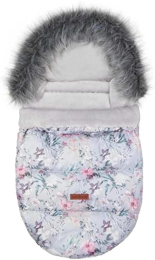 Lavender Garden Baby  Footmuff Collar Stroller Pushchair Sleeping Bag Husky Warm