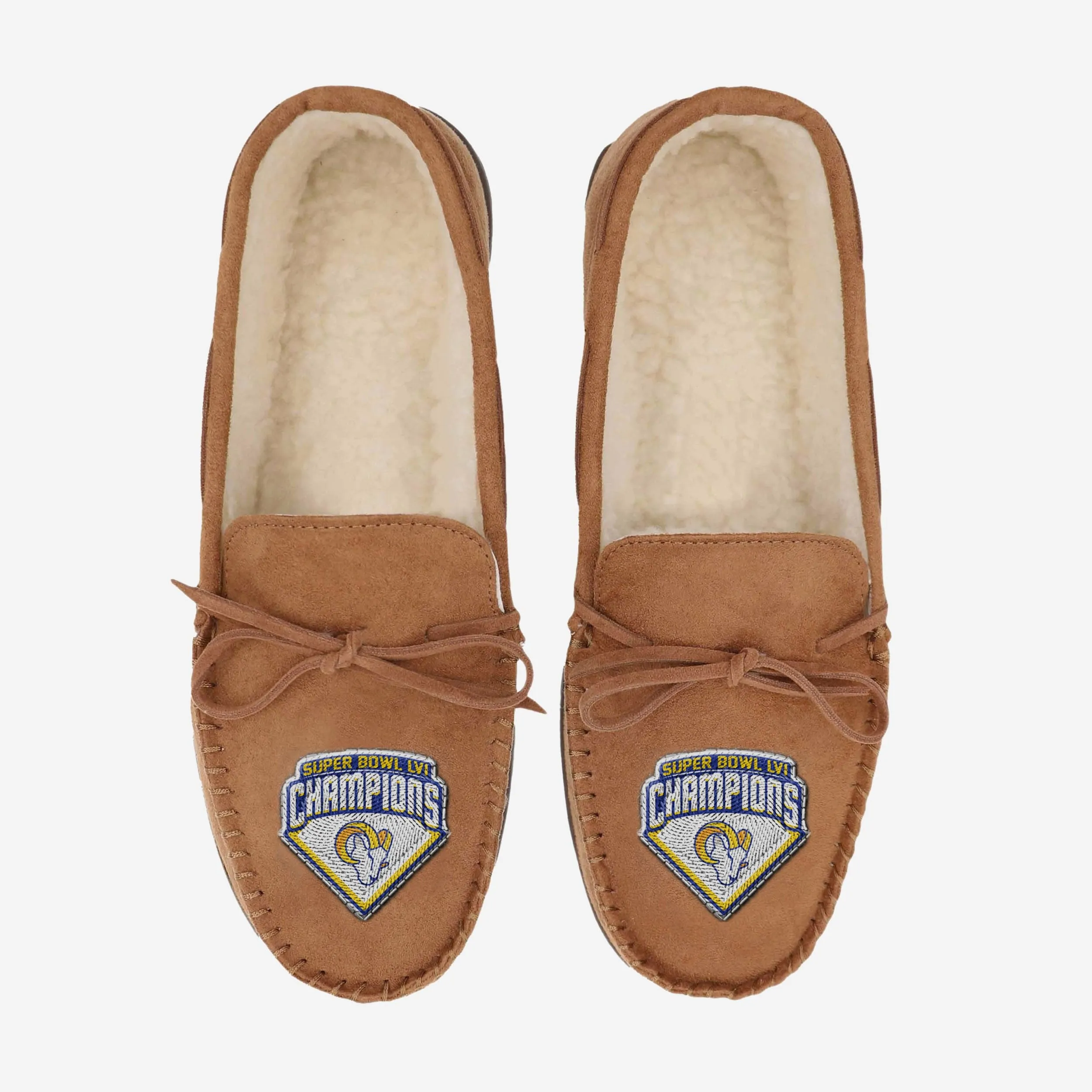 Los Angeles Rams Super Bowl LVI Champions Moccasin Slipper