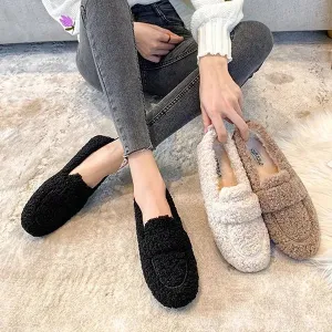 LuxeFur | Pluche Mocassin Slippers