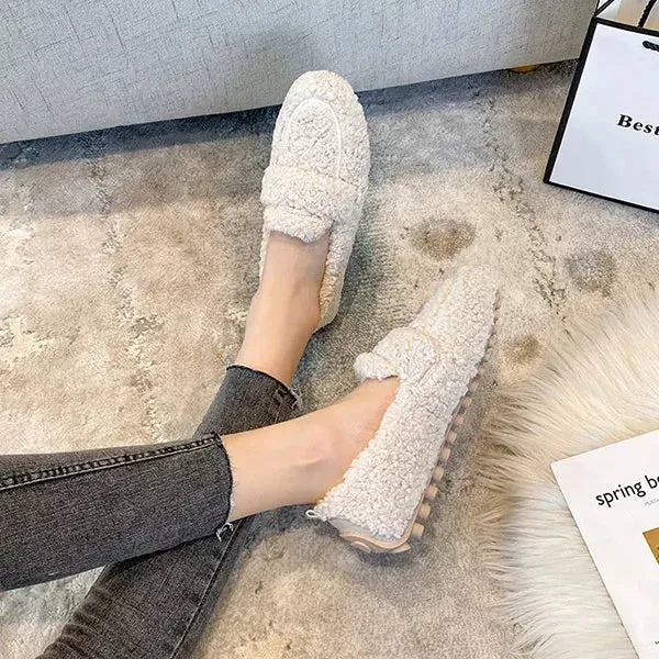 LuxeFur | Pluche Mocassin Slippers