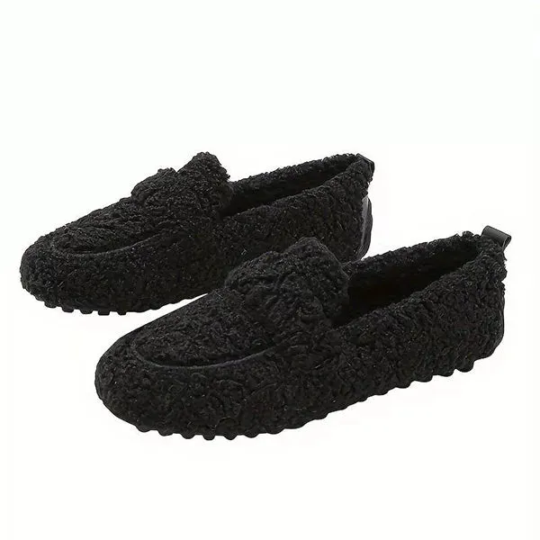 LuxeFur | Pluche Mocassin Slippers