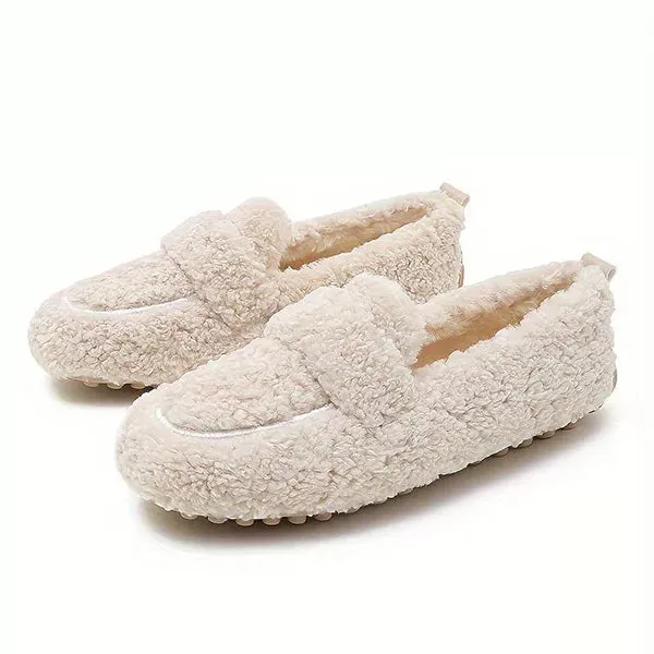 LuxeFur | Pluche Mocassin Slippers
