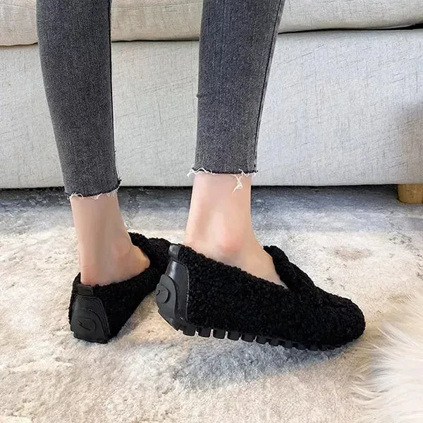 LuxeFur | Pluche Mocassin Slippers