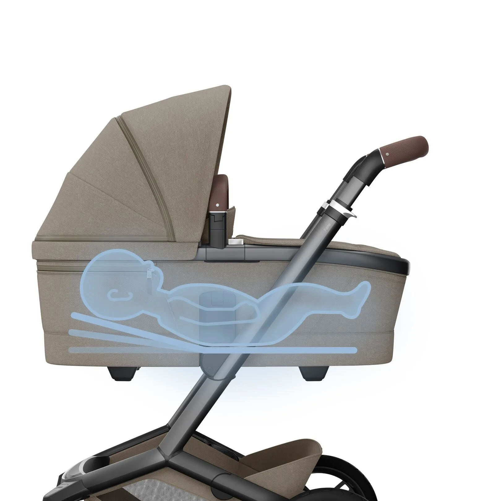 Maxi Cosi Fame Premium Travel System Bundle With Accessories, Pebble 360 Pro2 Car Seat and ISOFIX Base - Twillic Truffle