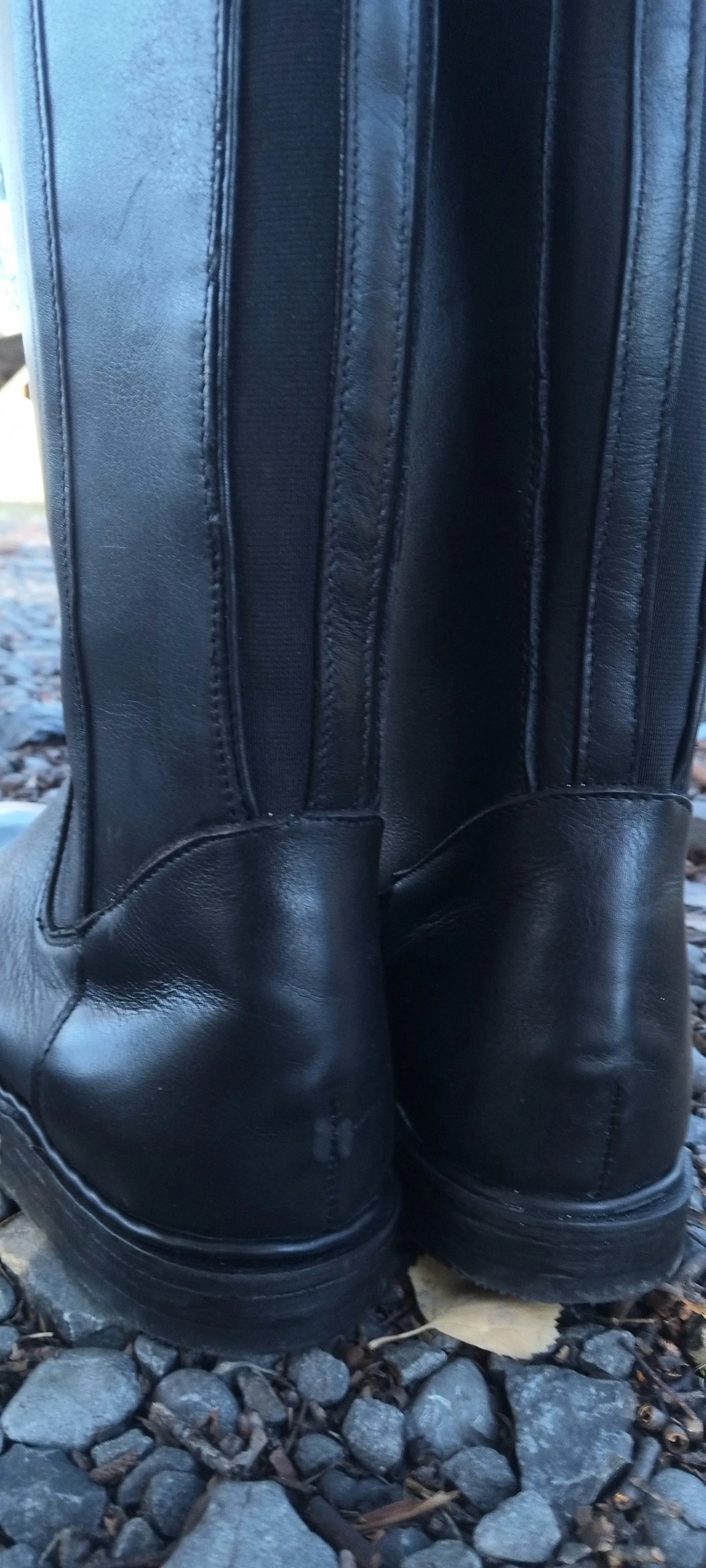 Mens Black dressage boot