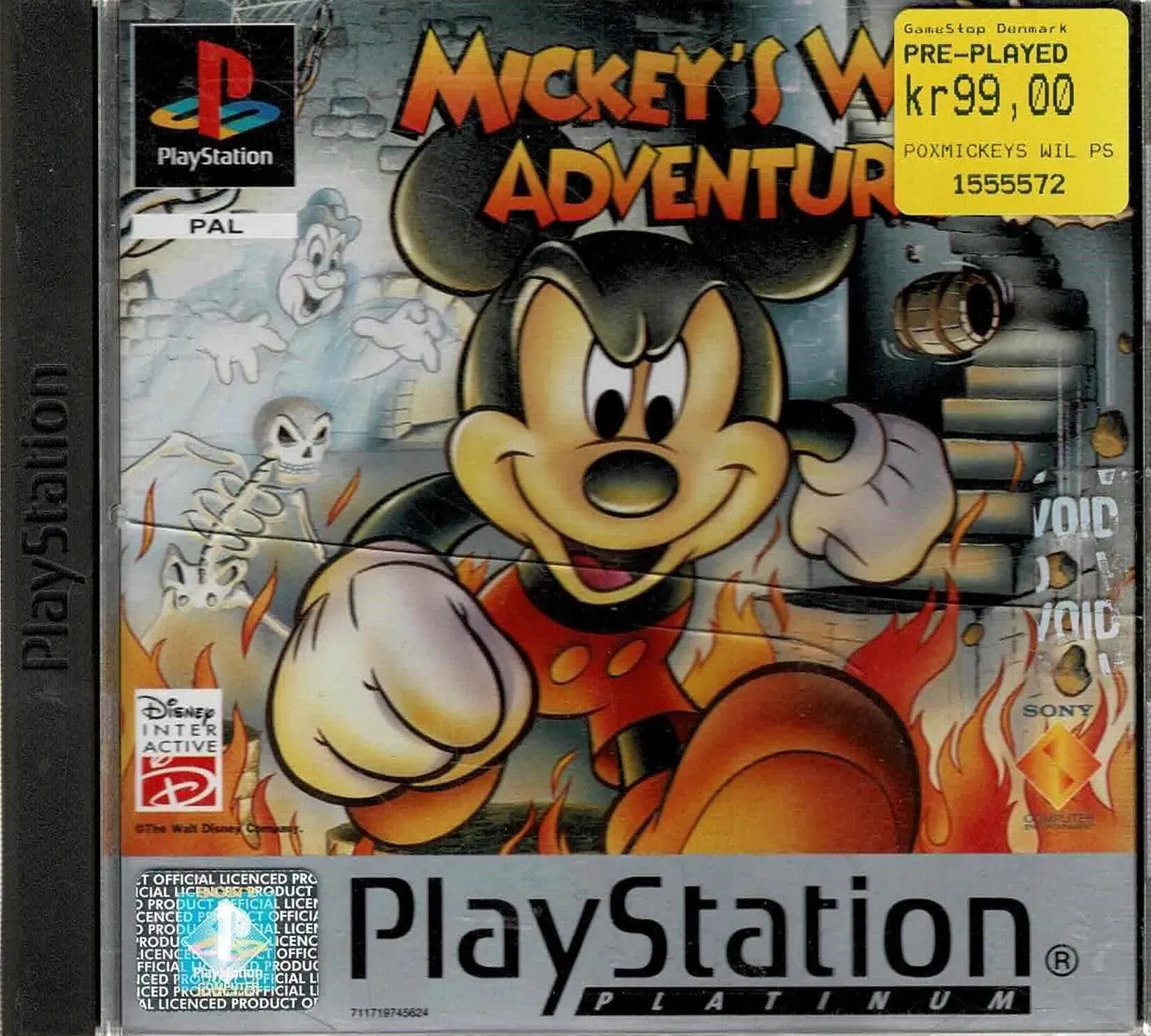 Mickey's Wild Adventure (Platinum og flænget cover)