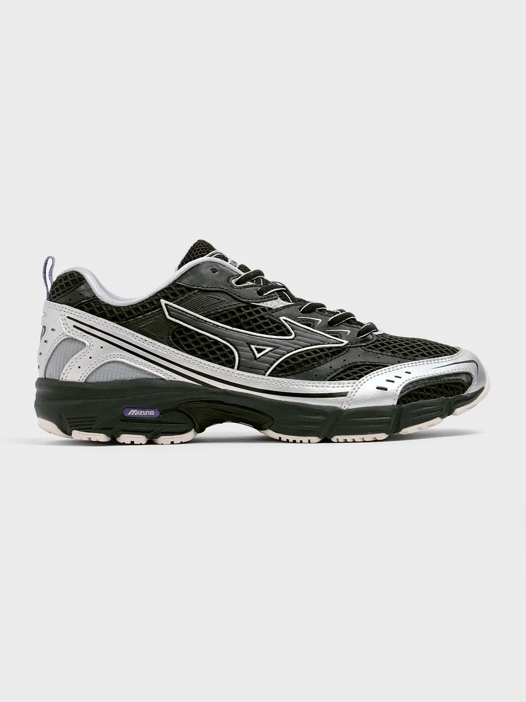 Mizuno MXR 'Millennium' Sneakers | Black/Silver