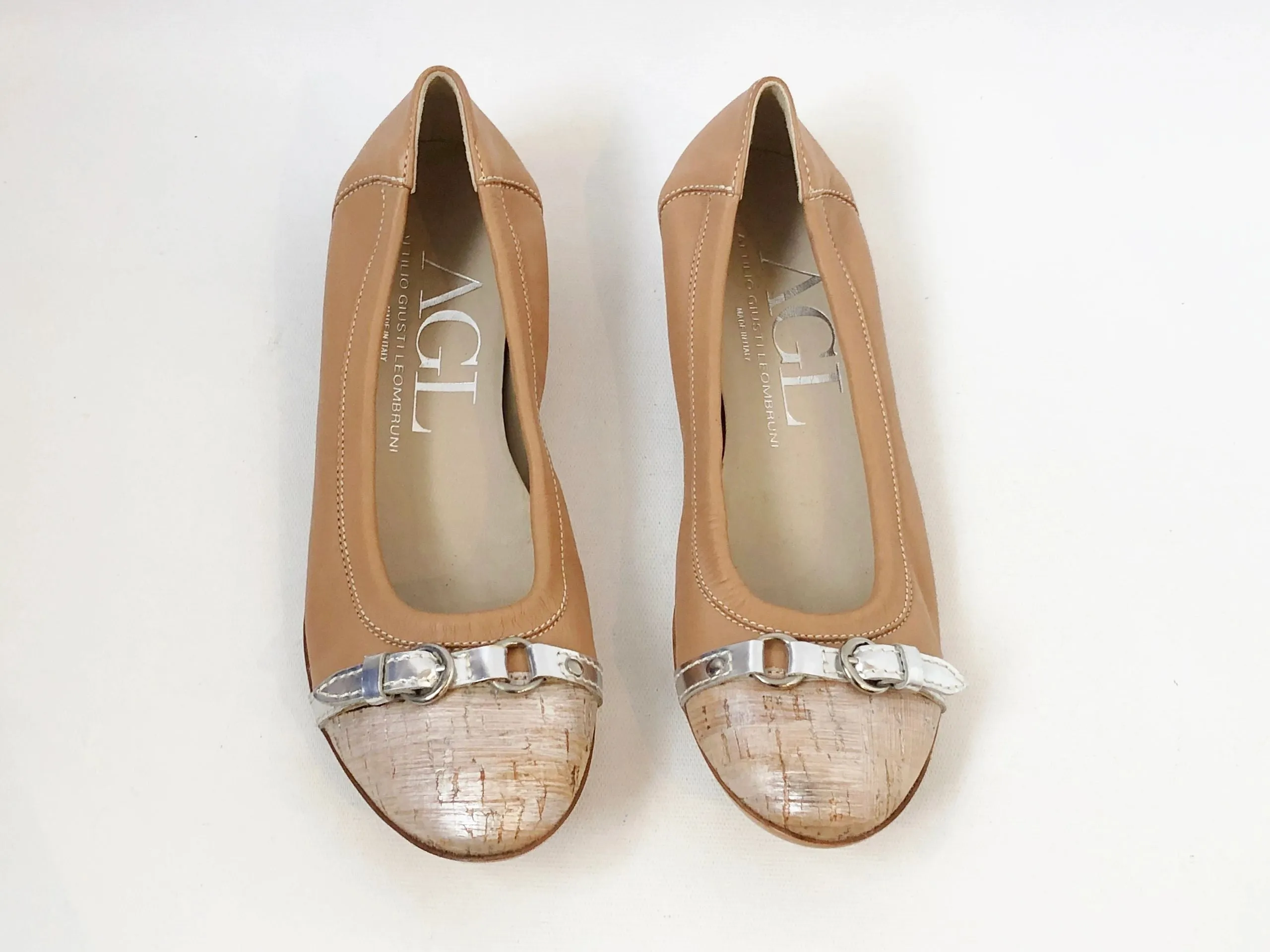 NEW Agl Ballet Flat Size 38 It (8 Us)