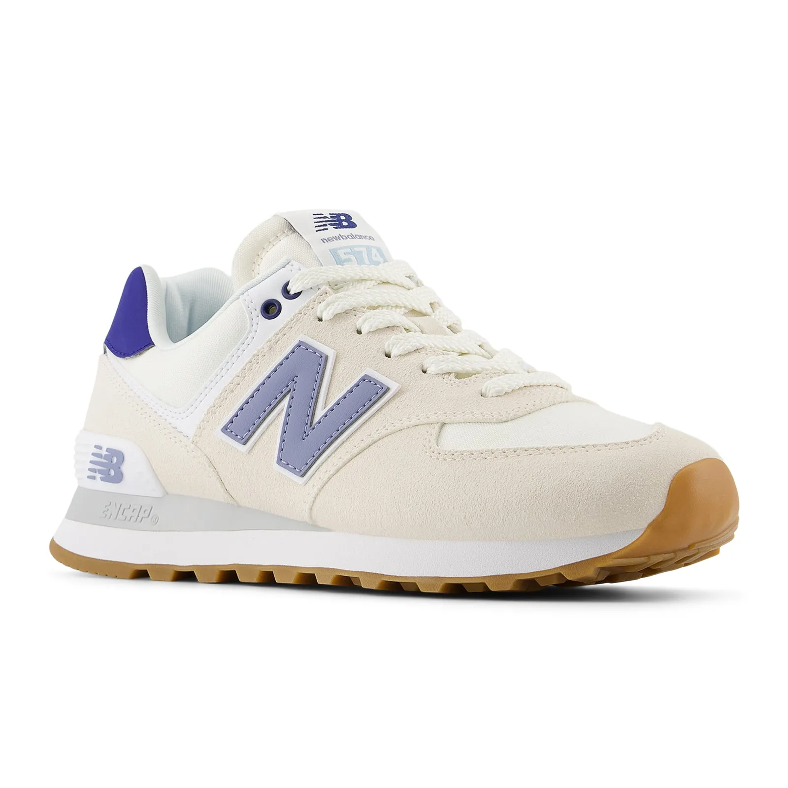 New Balance 574 Sneaker (Women) - Linen/Indigo