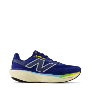 New Balance Men's Fresh Foam X 1080v14 Sneaker (Inkwell with Silver Metallic and Ginger Lemon)
