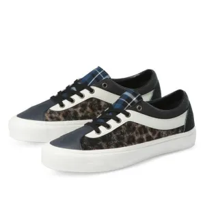 NEW Size 8 Mens Vans Bender Bold Ni Panther animal Black Lace Up Sneakers 500714
