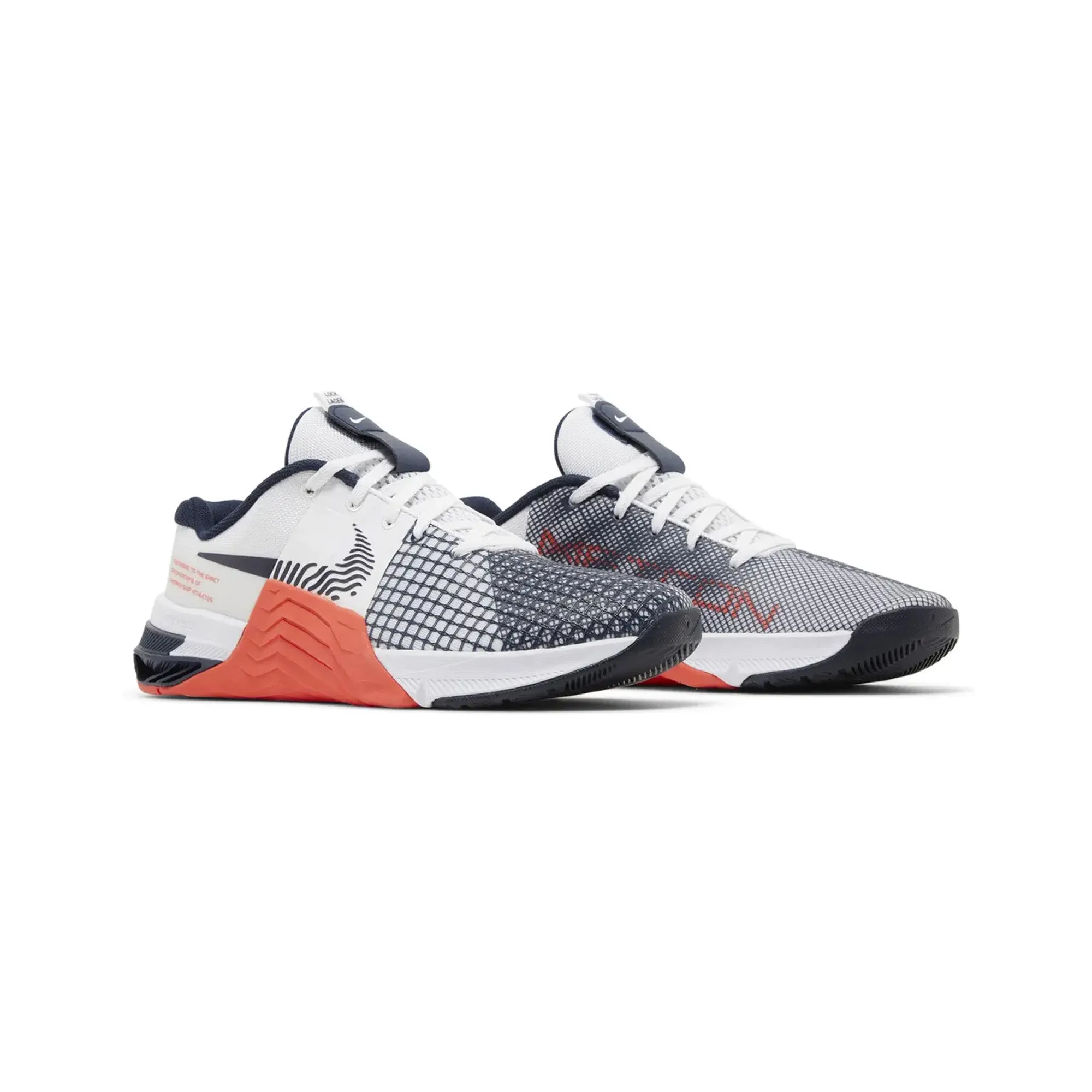 Nike Metcon 8 'White Obsidian Bright Crimson' (2023)