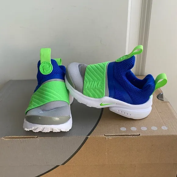 Nike Presto Extreme Racer Blue/Green Toddler Sneakers - SZ 6 C