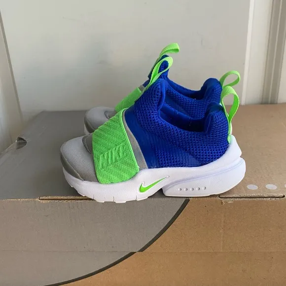 Nike Presto Extreme Racer Blue/Green Toddler Sneakers - SZ 6 C