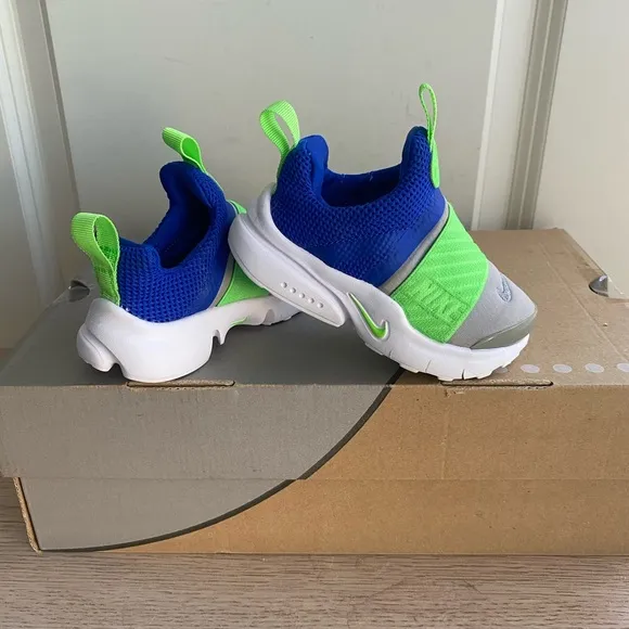 Nike Presto Extreme Racer Blue/Green Toddler Sneakers - SZ 6 C