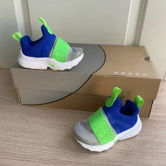 Nike Presto Extreme Racer Blue/Green Toddler Sneakers - SZ 6 C