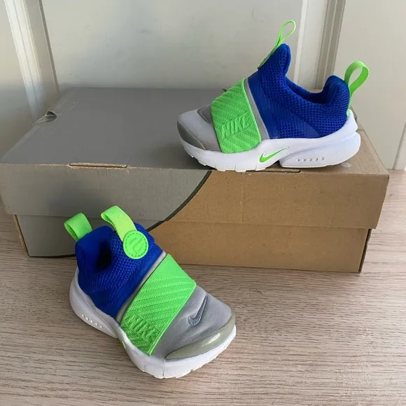 Nike Presto Extreme Racer Blue/Green Toddler Sneakers - SZ 6 C