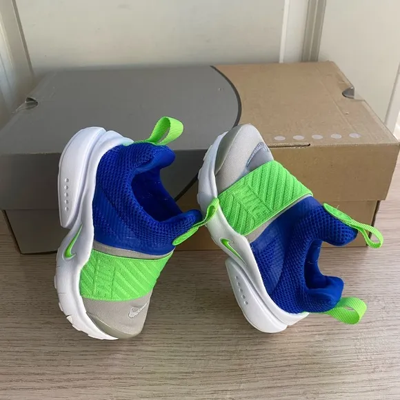 Nike Presto Extreme Racer Blue/Green Toddler Sneakers - SZ 6 C