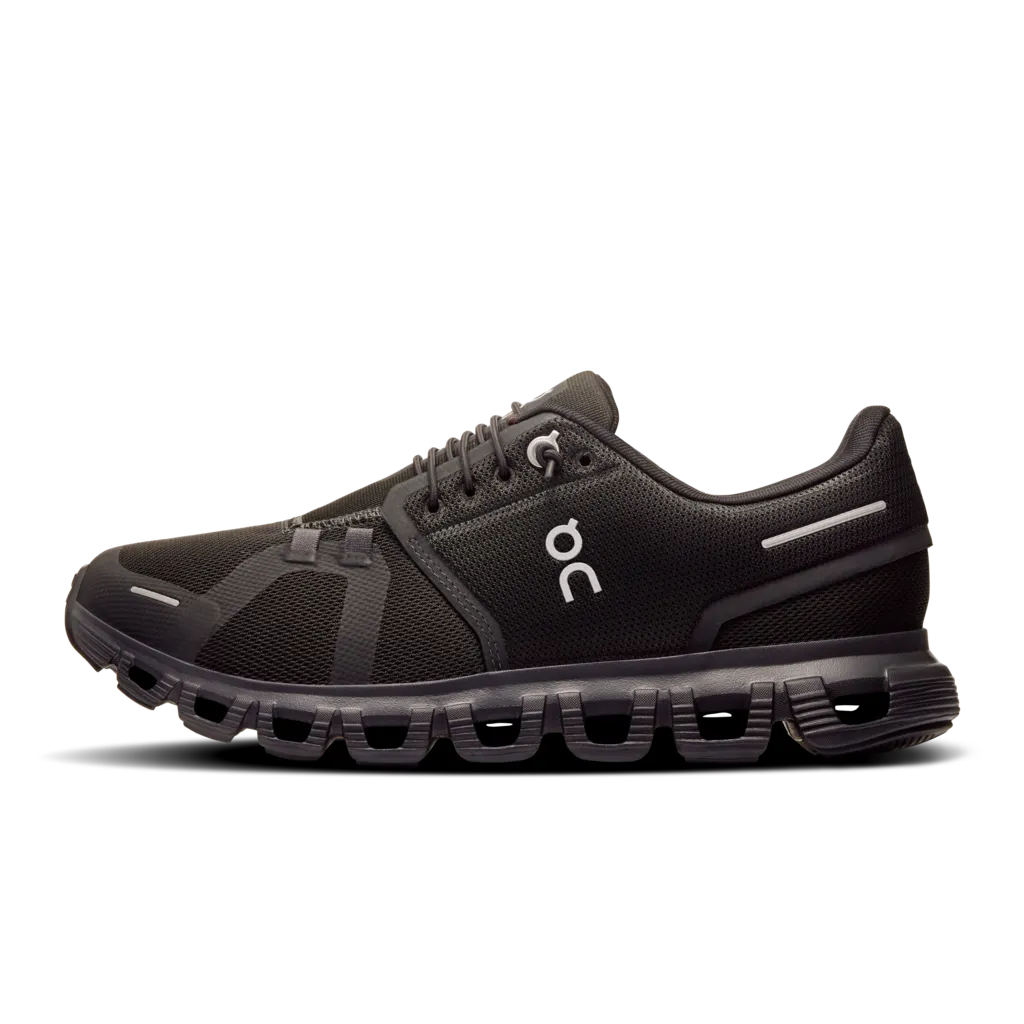 'On Running' Women's Cloud 6 WP - Black / Black