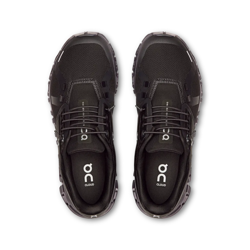 'On Running' Women's Cloud 6 WP - Black / Black