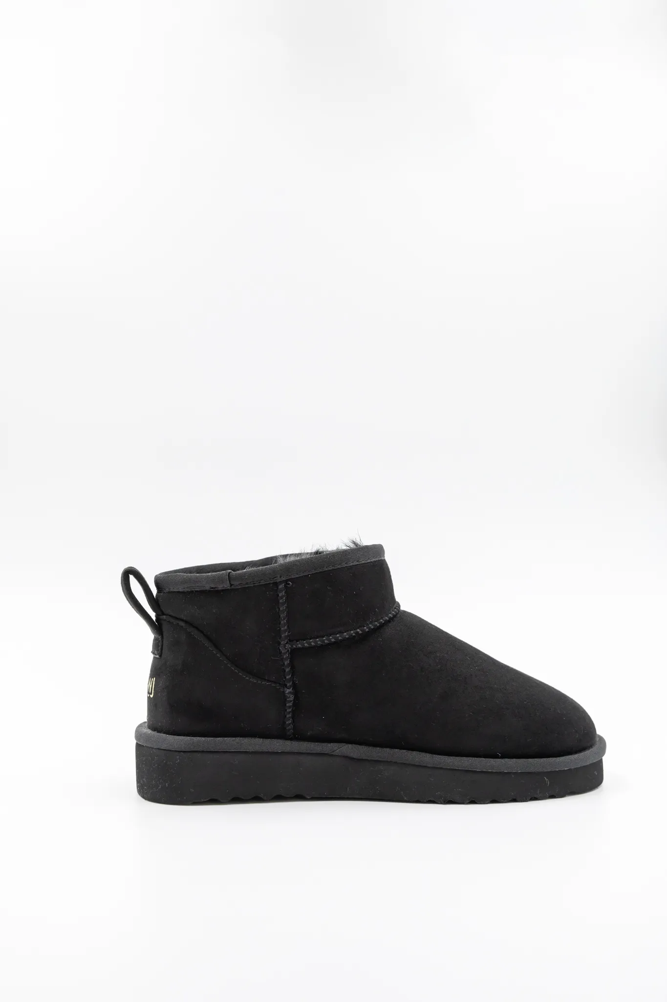 PAWJ Ultra Mini Boot | Black / Black Mink