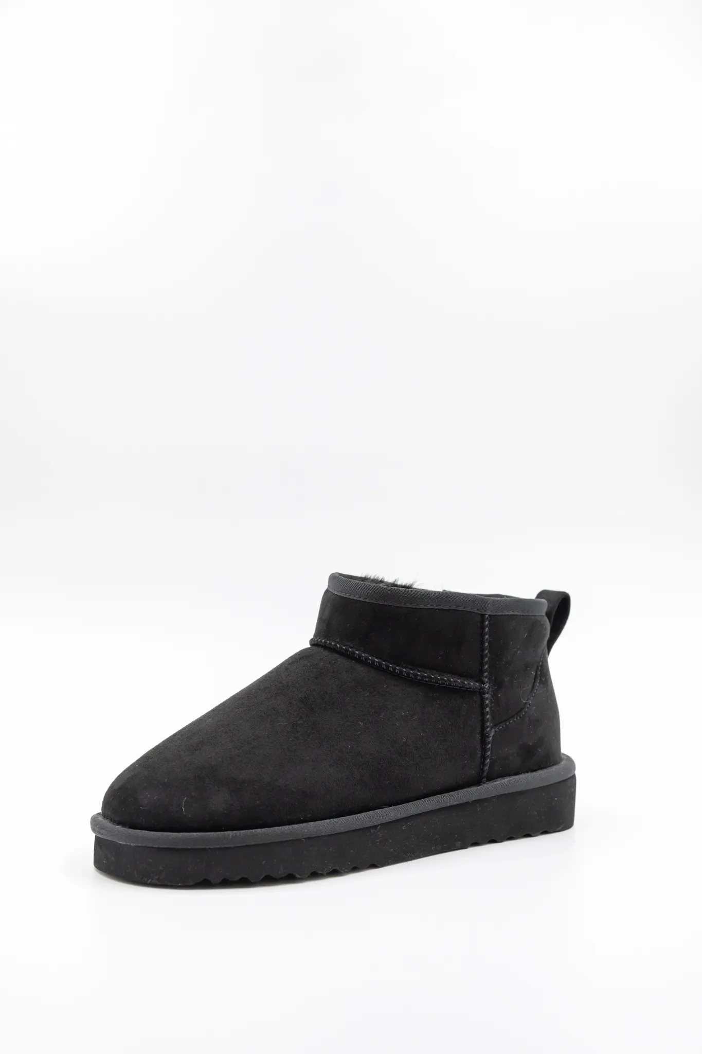 PAWJ Ultra Mini Boot | Black / Black Mink