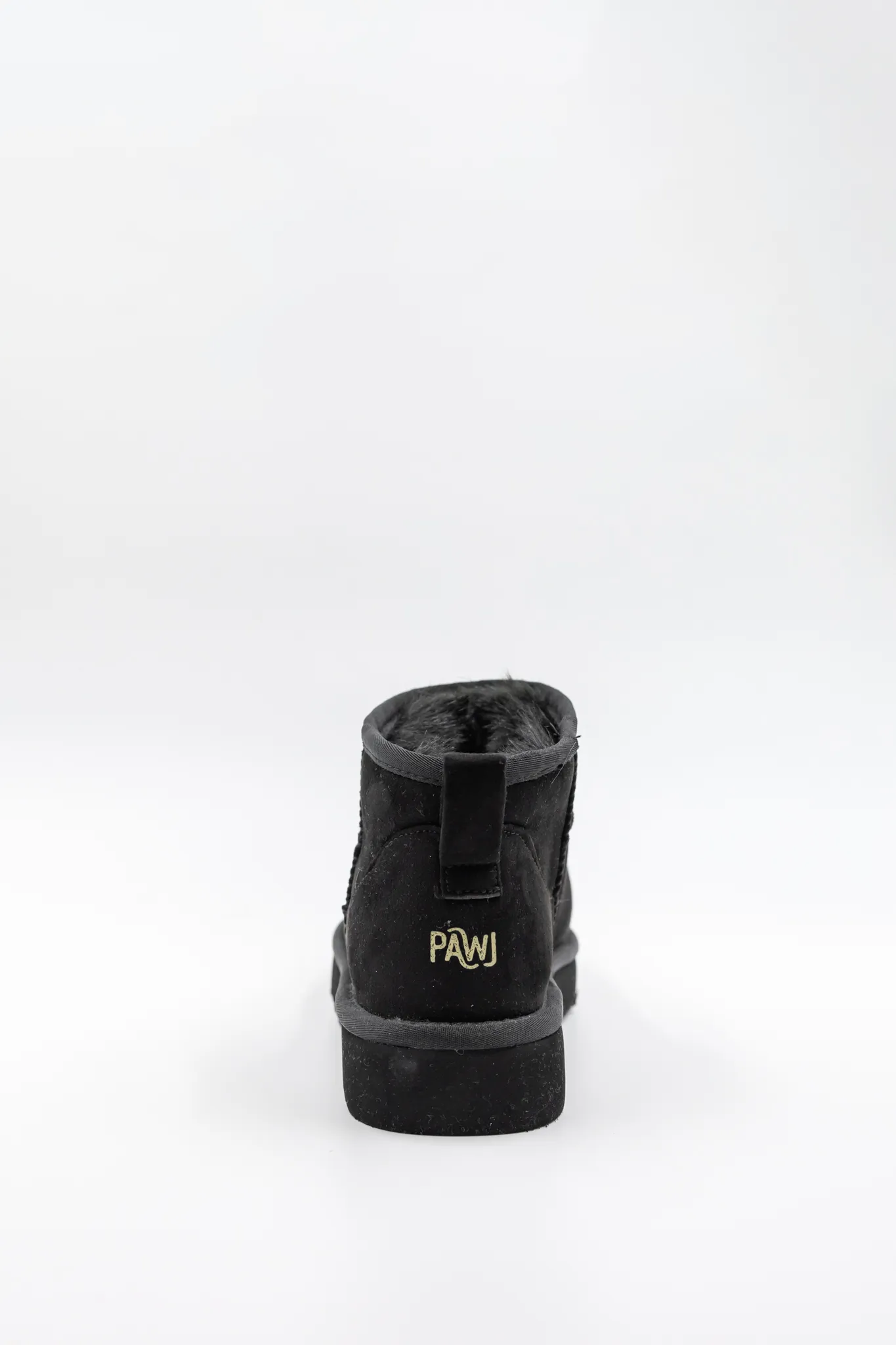 PAWJ Ultra Mini Boot | Black / Black Mink