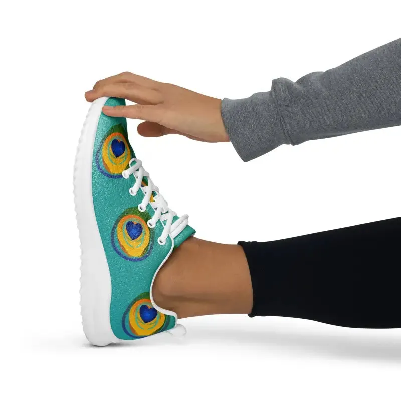 Peacock Feather Athletic Shoes and Ultralight Comfort