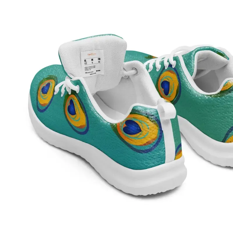 Peacock Feather Athletic Shoes and Ultralight Comfort